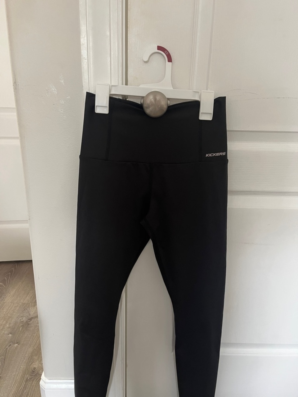 Kickers Black High-Rise Girls' Leggings